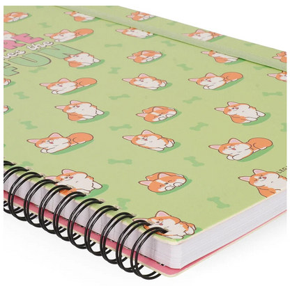 Caderno A4 Legami Espiral Maxi - Corgi