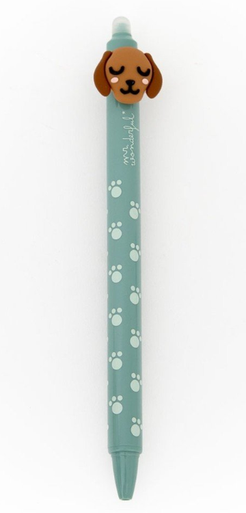 Caneta apagável e retrátil Cão Salsicha - Mr Wonderful