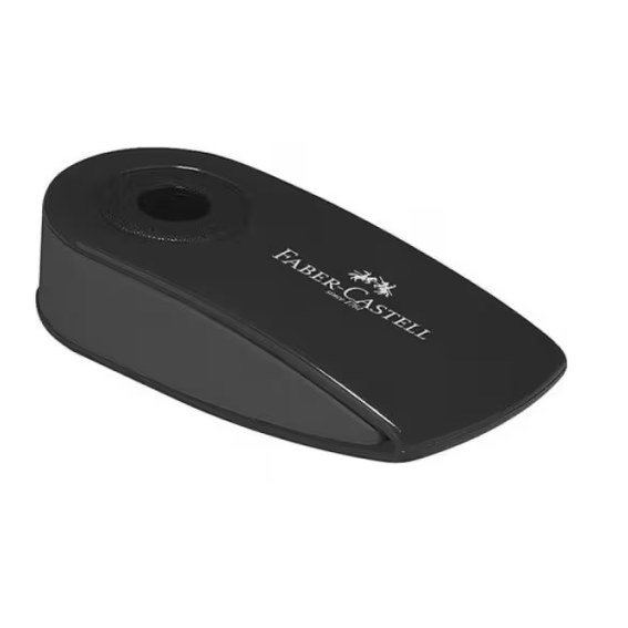 Borracha Faber-Castell Mini Sleeve Preto