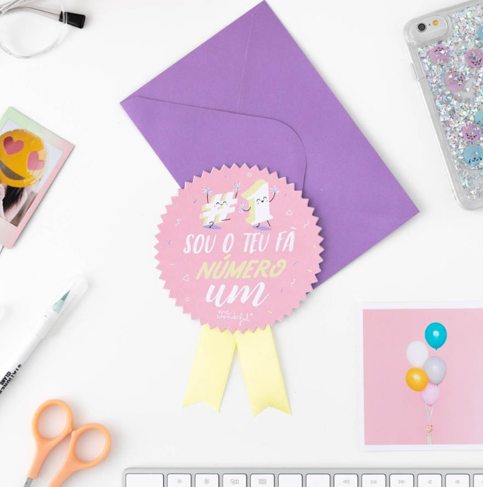 Postal - Sou o teu fã número 1 Mr. wonderful