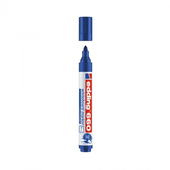 Marcador para quadro banco edding 660 Azul