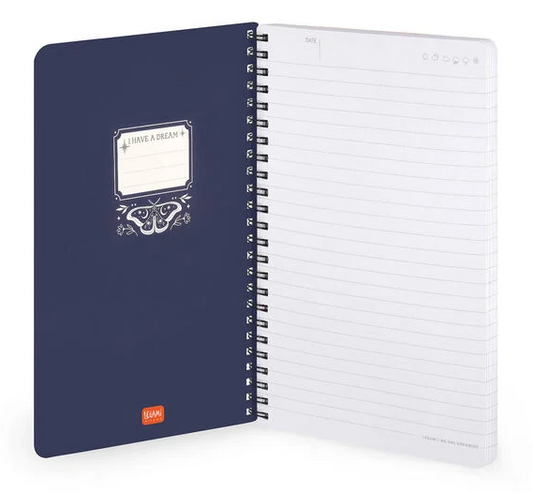 Caderno Legami A5 Espiral linhas - Moth