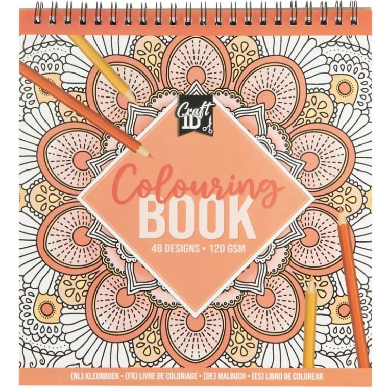 Livro colorir mandalas 24 folhas