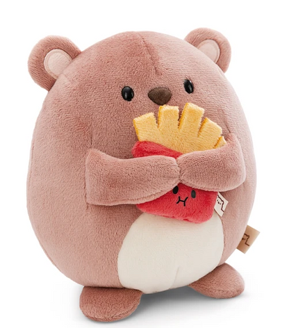 Nici - Mymochi Hello Edition, Urso Nomo 27cm, c/batatas fritas