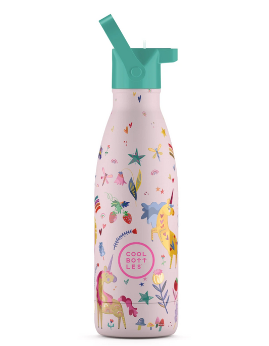 Garrafa térmica Cool Bottles Kids Funny Unicorns 350ML
