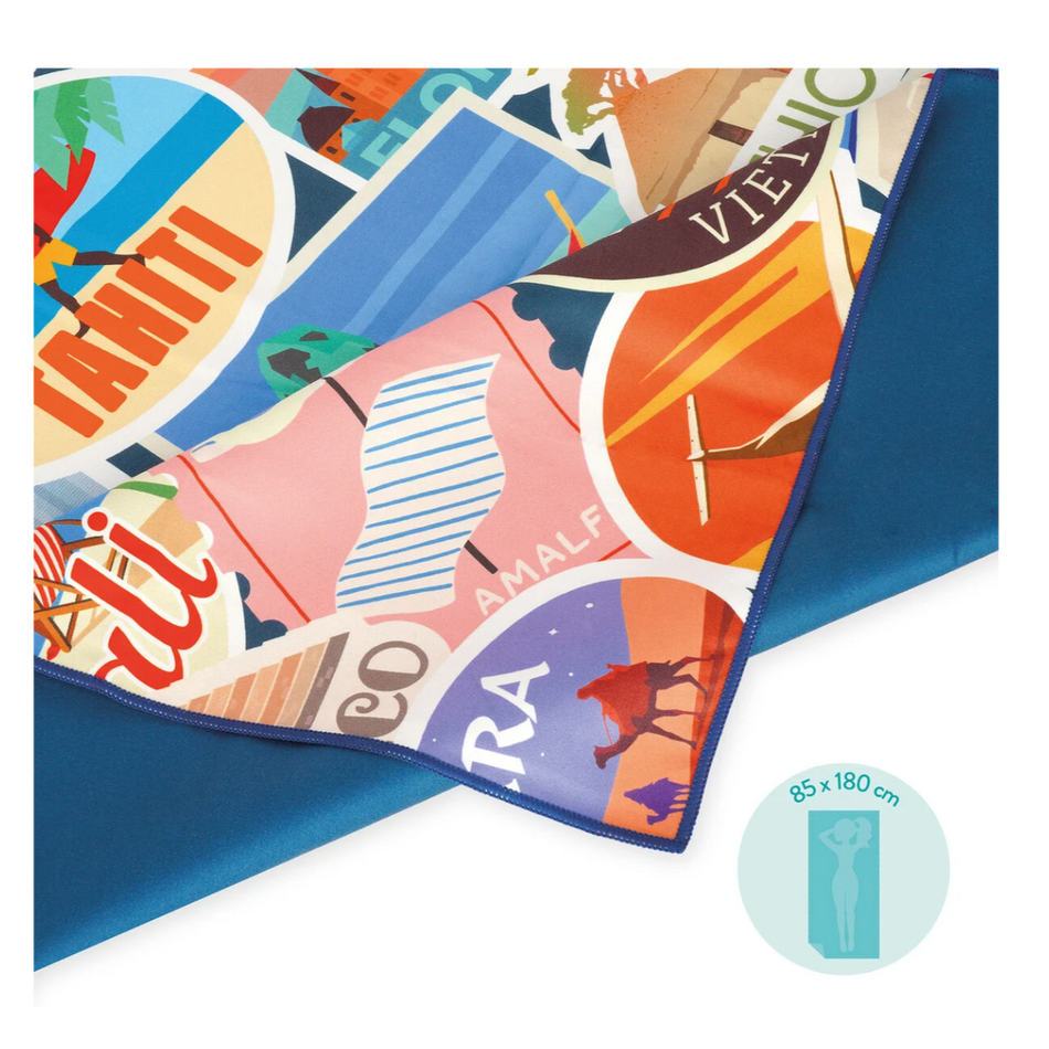 Toalha de praia Legami Travel Stickers