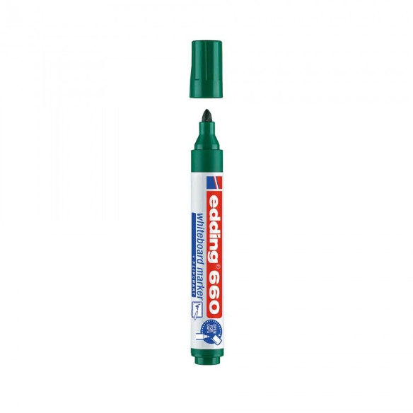 Marcador para quadro banco edding 660 Verde
