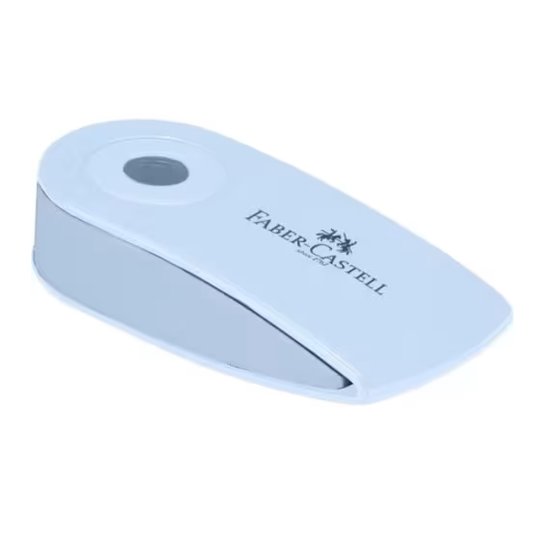 Borracha Faber-Castell Mini Sleeve Azul Céu