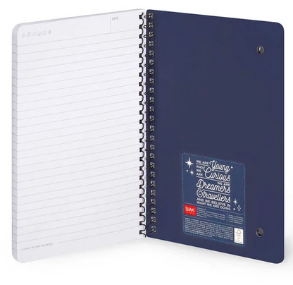 Caderno Legami A5 Espiral linhas - Moth