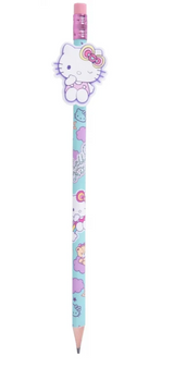 Lápis HB com borracha Hello Kitty Azul