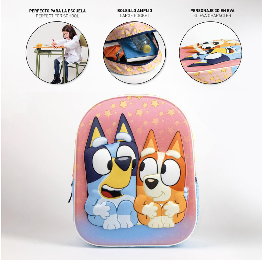 Mochila Pré-escolar Bluey