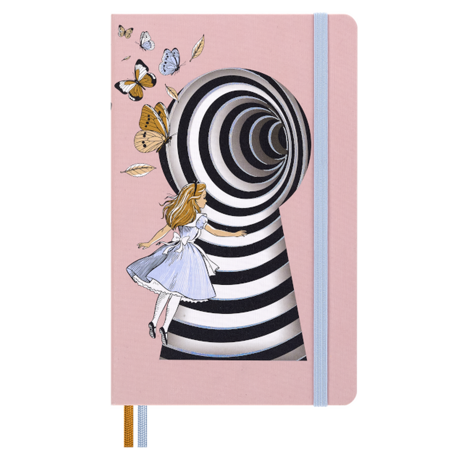 Moleskine Alice no pais das maravilhas Pautado Ed. Limitada