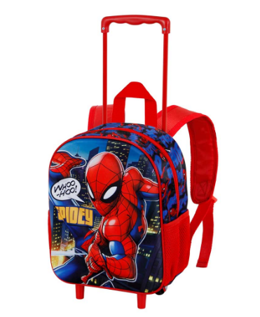 Mochila Trolley 3D Pré-escolar Spiderman