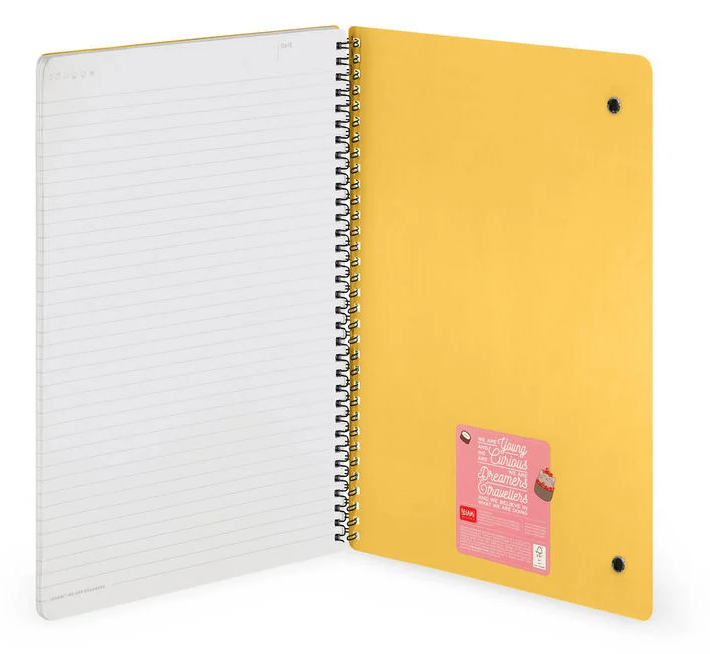 Caderno A4 Legami Espiral Maxi - Sushi Cat