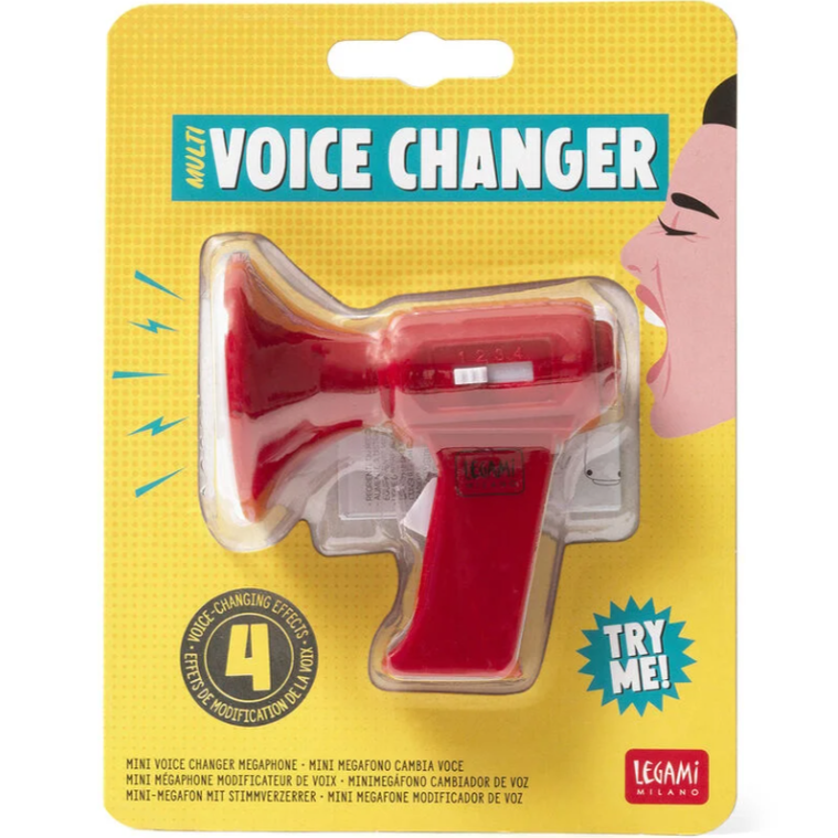 Mini megafone modificador de voz - Legami