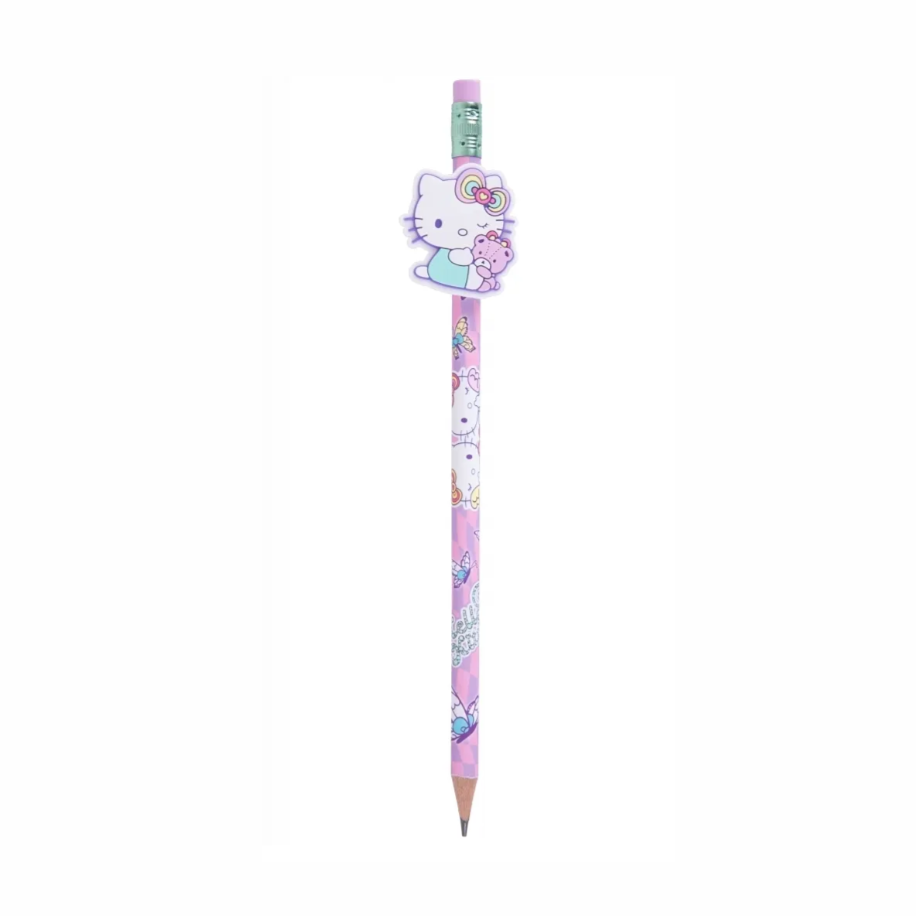 Lápis HB com borracha Hello Kitty Rosa