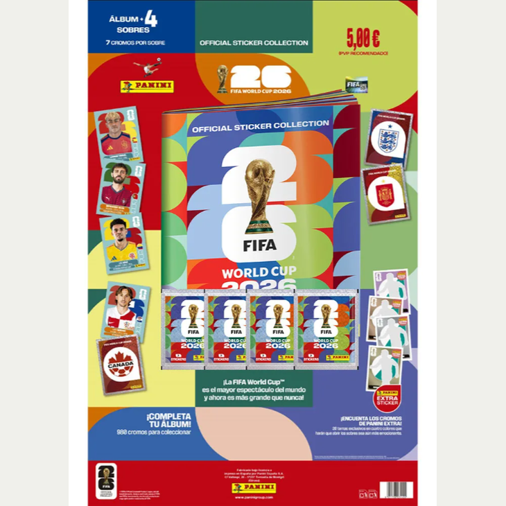 Caderneta panini Mundial 2026