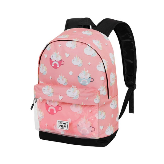 Mochila OH MY POP!  Cupnicorn Hs Clear Rosa