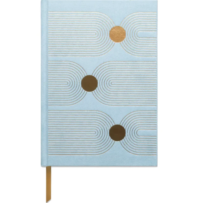 Caderno Capa Dura Suede com Bolso – Arch Dot - Designworks