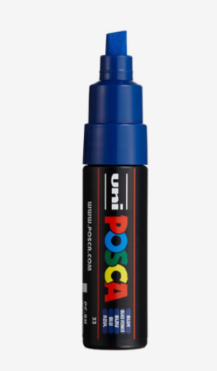 Marcador uni posca 8K Azul 33