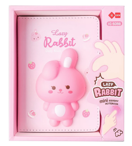 Caderno Gift A6 Squishy Lazy Rabbit