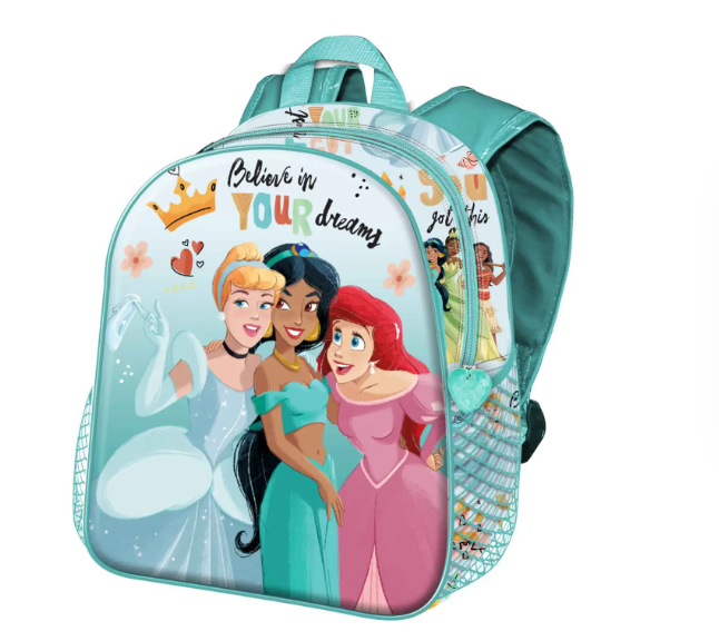 Mochila princesas 3D - Papelaria Encantada