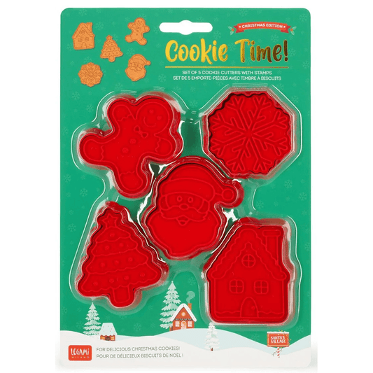 Conjunto de 5 Cortadores de Bolachas - Hora das Bolachas!