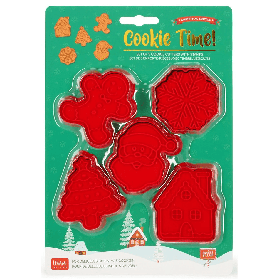 Conjunto de 5 Cortadores de Bolachas - Hora das Bolachas!