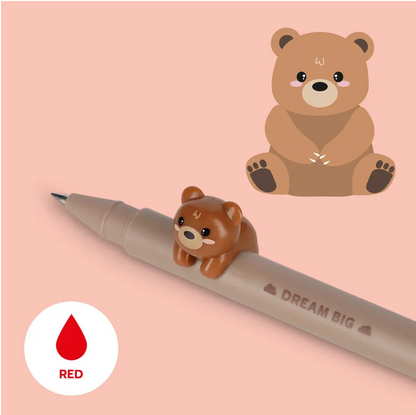 Caneta lovely friends legami Teddy bear