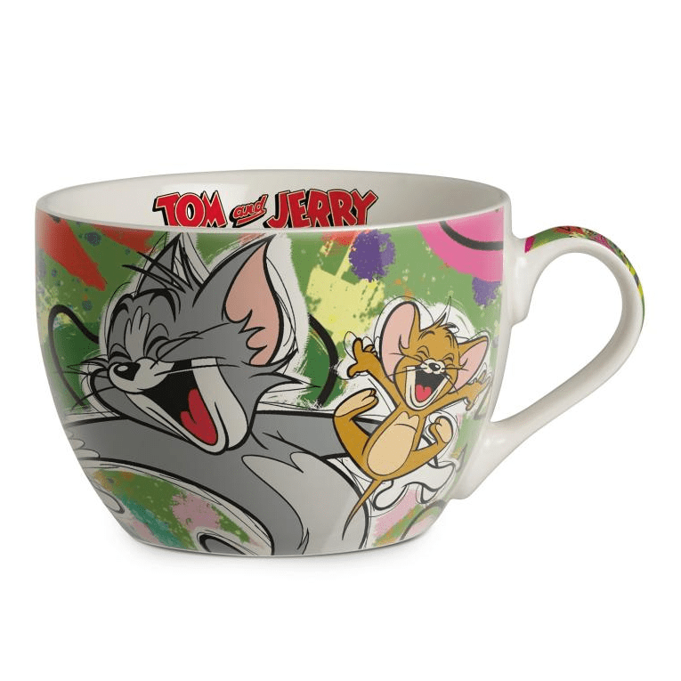 Caneca Porcelana Tom & Jerry 480ML