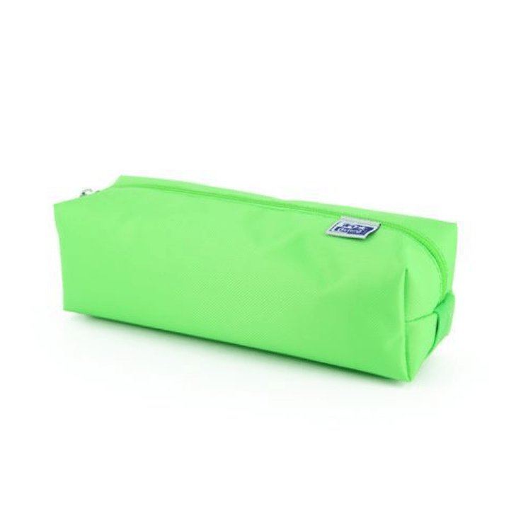 Estuche Oxford cuadrado verde grande