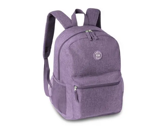 Conjunto mochila Lilás + estojo lilás - Papelaria Encantada