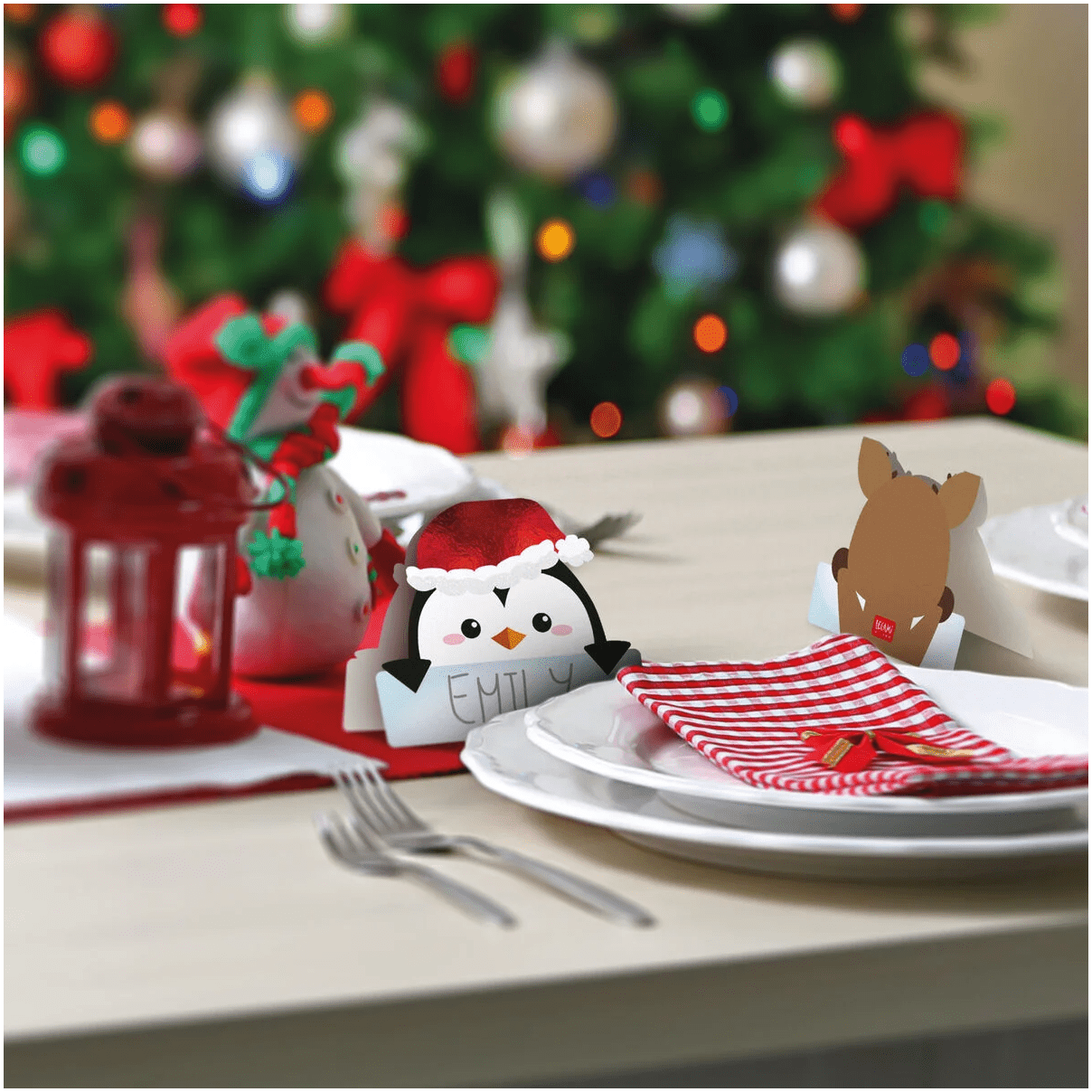 Conjunto de 12 etiquetas de Natal