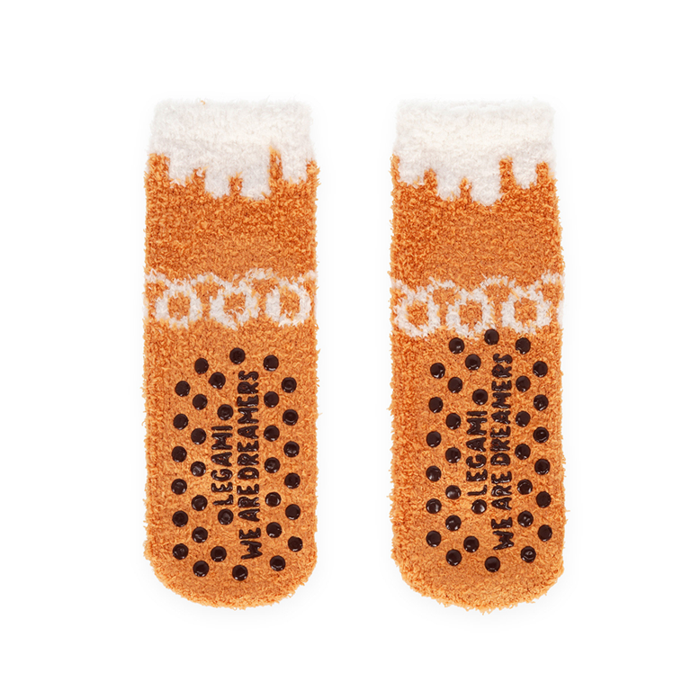 Meias antiderrapantes Legami boneco gengibre criança