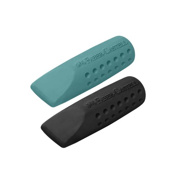 Tampa de borracha grip 2001 Preto e Azul-marinho FABER-CASTELL