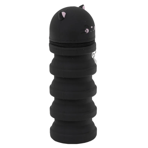 Estojo extensível em silicone - Gato preto Mr Wonderful