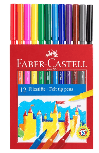 Marcadores FABER-CASTELL 12 un