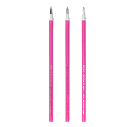 Conjunto de 3 recargas Rosa para canetas apagáveis