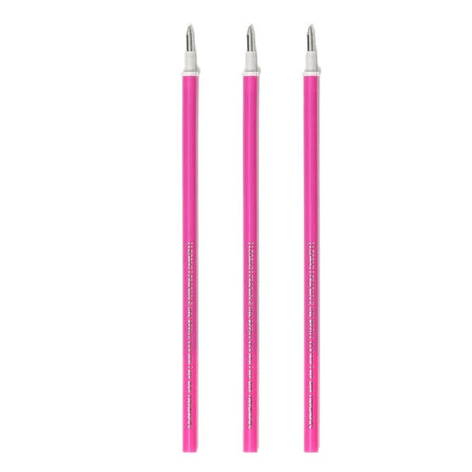Conjunto de 3 recargas Rosa para canetas apagáveis