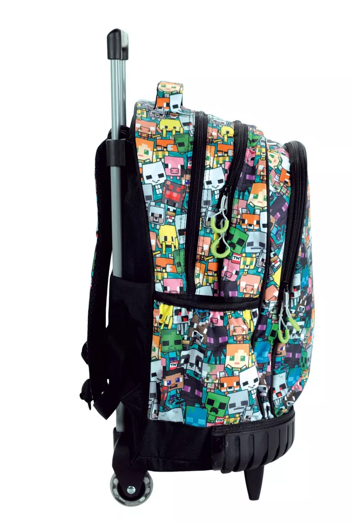 Trolley escolar Minecraft premium 42cm