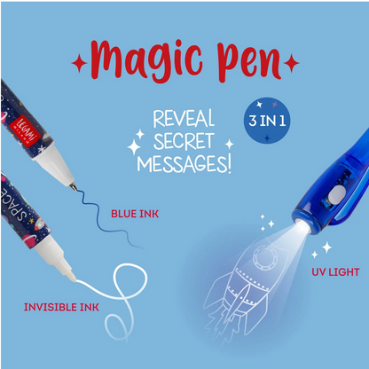 Caneta tinta invisível Espaço