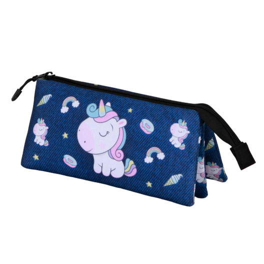 Estojo triplo oh my pop unicórnio