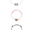 Conjunto de 3 pulseiras Panda/Margarida/Gato Legami