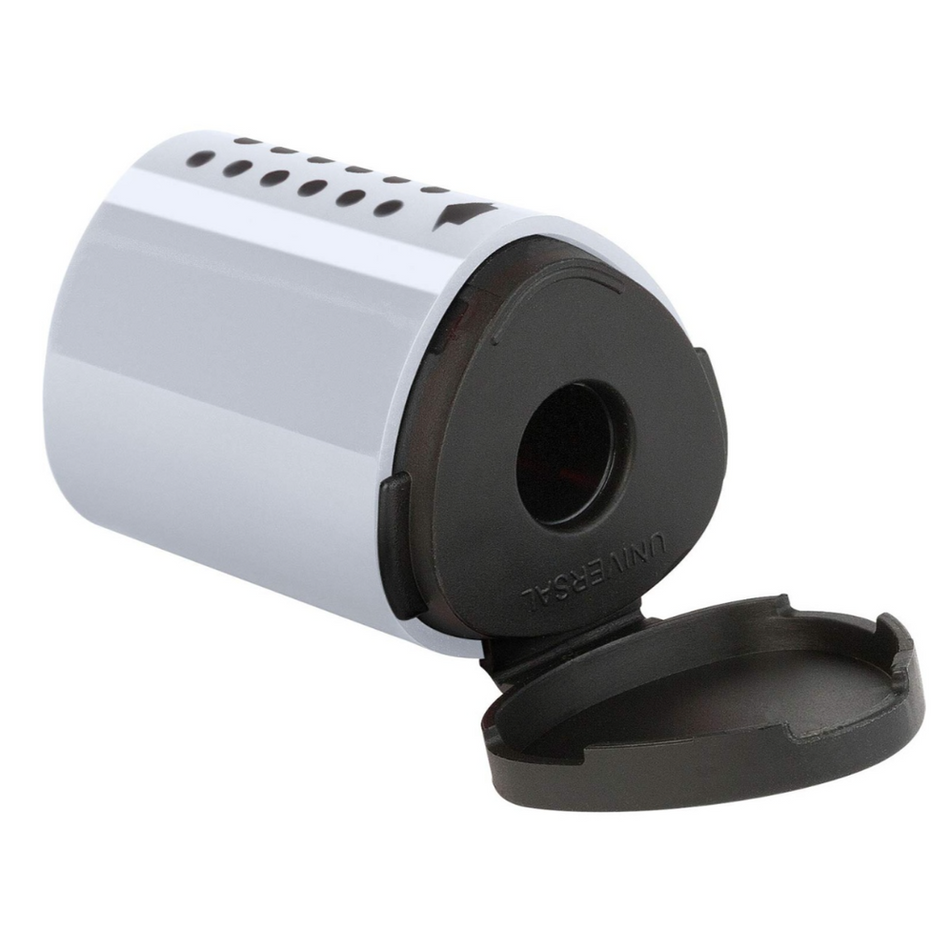 Afia com depósito Mini Grip Cinza Faber-castell