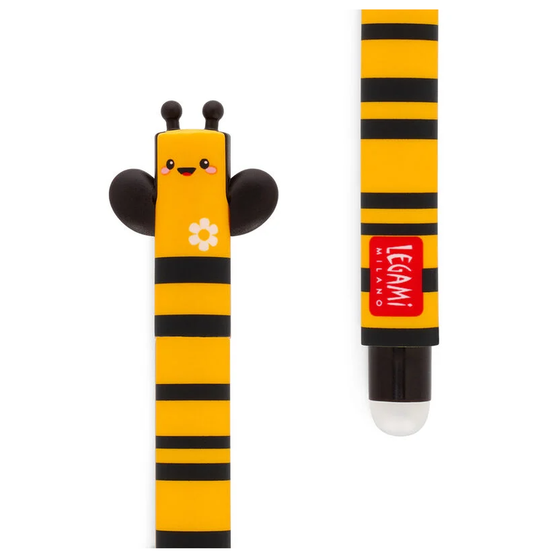 Caneta apagável Abelha - Papelaria Encantada