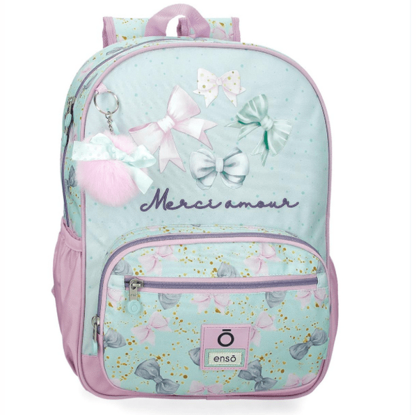 Conjunto Merci Amour Mochila+Lancheira+Estojo
