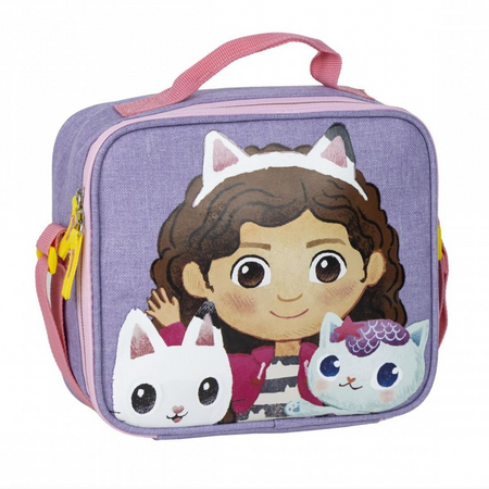 Lancheira térmica Gabby dollhouse - Papelaria Encantada