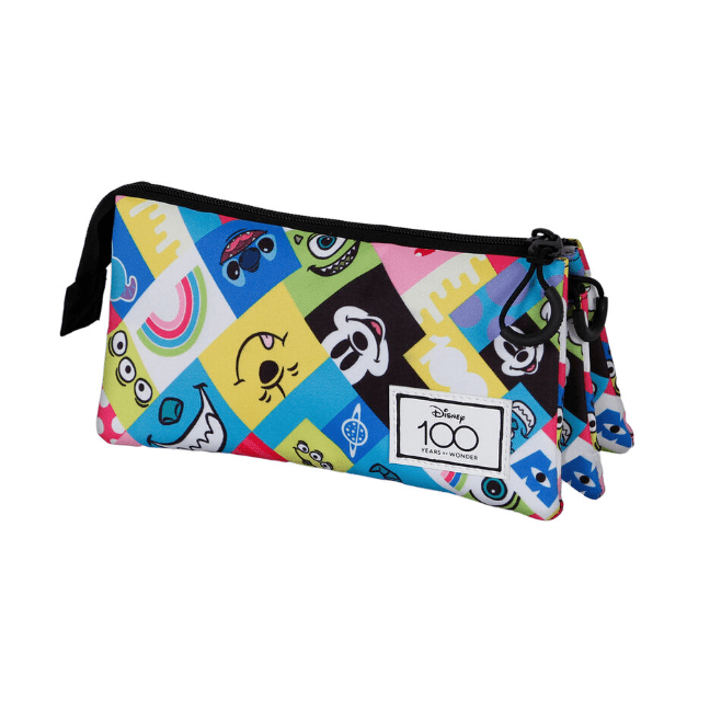 Estojo triplo Disney 100 anos