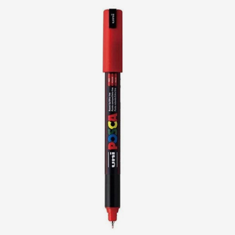 Marcadores Uni-Posca PC-1MR vermelho metalizado