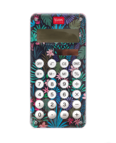 Calculadora Flora com Labirinto no Verso - Calcoolator Legami